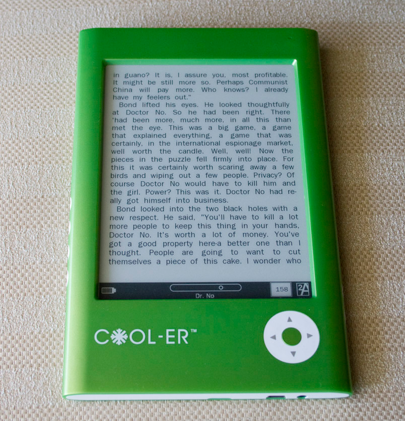 Illustration for article titled Cool-er eBook Reader Review